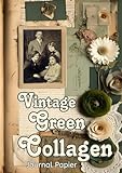 Vintage Green Collagen: Journal Papier
