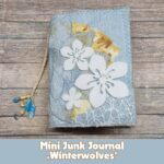 Handgefertigtes Junk Journal "Winterwölfe"