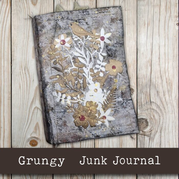Handgefertigtes Junk Journal "Grungy" – Bild 2