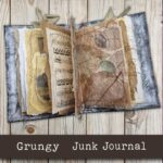 Handgefertigtes Junk Journal "Grungy" – Bild 3