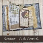 Handgefertigtes Junk Journal "Grungy" – Bild 4