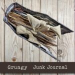 Handgefertigtes Junk Journal "Grungy" – Bild 5
