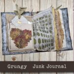Handgefertigtes Junk Journal "Grungy" – Bild 6