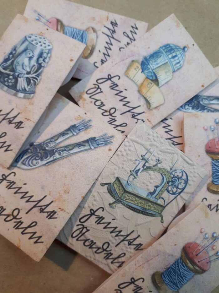 Vintage Nadelheftchen, Bastelbogen [Digital] – Bild 2