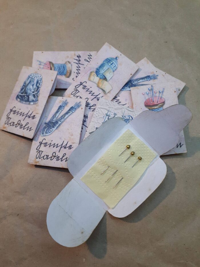 Vintage Nadelheftchen, Bastelbogen [Digital] – Bild 3