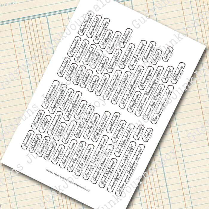 Fake Emaille-Schilder mit Sütterlin Schrift [Digital] – Bild 6