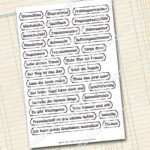 Fake Emaille-Schilder mit Jugendstil / Art Deco Schrift [Digital] – Bild 3