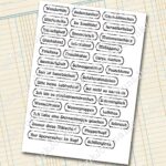 Fake Emaille-Schilder mit Jugendstil / Art Deco Schrift [Digital] – Bild 4