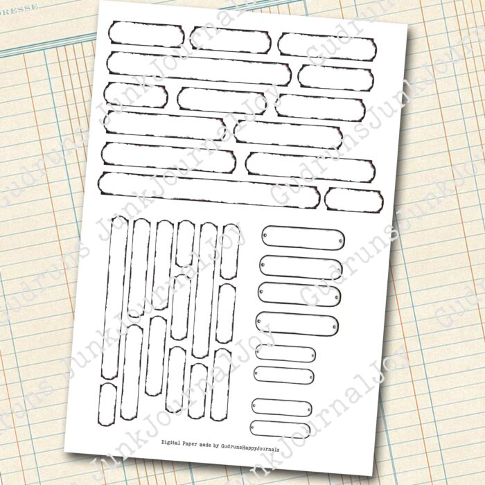 Fake Emaille-Schilder mit Jugendstil / Art Deco Schrift [Digital] – Bild 7