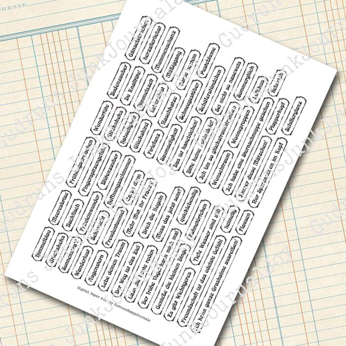 Fake Emaille-Schilder mit Jugendstil / Art Deco Schrift [Digital] – Bild 8