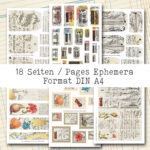 Natur und Schrift, 18 Seiten, Ephemera-Set [Digital] – Bild 3