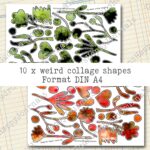 Abstrakte bunte Collage Elemente, 10 Seiten [Digital] – Bild 6