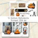 Gothic Horror Halloween Bundle - Papier + Ephemera, 18 Seiten [Digital] – Bild 7