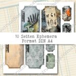 Gothic Horror Halloween Bundle - Papier + Ephemera, 18 Seiten [Digital] – Bild 6