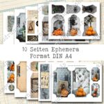 Gothic Horror Halloween Bundle - Papier + Ephemera, 18 Seiten [Digital] – Bild 2