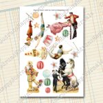 Manege frei - Der Zirkus kommt, 3 Seiten, Ausschneidebogen [Digital] – Bild 4