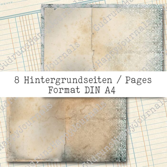 Gothic Horror Halloween Bundle - Papier + Ephemera, 18 Seiten [Digital] – Bild 8