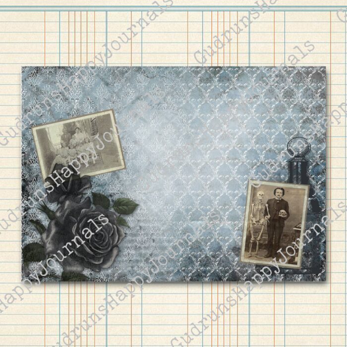 Halloween Gothic Horror, 8 Seiten, Hintergrund Papier-Set [Digital] – Bild 9