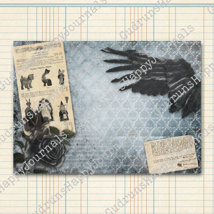 Halloween Gothic Horror, 8 Seiten, Hintergrund Papier-Set [Digital] – Bild 10