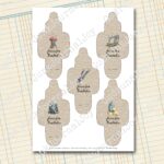 Vintage Nadelheftchen, Bastelbogen [Digital] – Bild 7