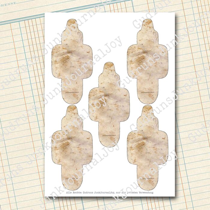 Vintage Nadelheftchen, Bastelbogen [Digital] – Bild 8