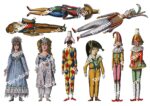 Antike Holzpuppen Paperdolls [Digital] – Bild 3