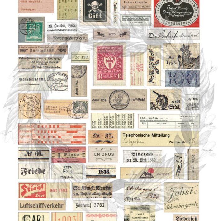 Deutsche Mini Texte, Schilder & Zahlen [Digital] – Bild 2