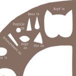 Freebie! Vorlage für 3D Katze [Digital]