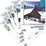 Schwarzwald Mühle Druckerpapier: 500 Blatt Inkjet-Fotopapier "Arktic" matt 110g/m² DIN A4