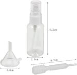 18tlg Zerstäuber Set 12x 30ml mit 3 Trichtern/Messpipetten – Bild 2