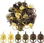 Metall Brads mit Ring, 40 Stück