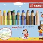 STABILO woody 3 in 1 - 10er Pack mit Spitzer