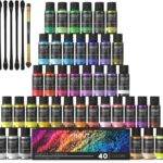 Großes Set Mica Pulver - 40 Farben mit je 5g