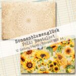 Sonnenblumenglück, Folio Bastelset, 12 Seiten [Digital] – Bild 8