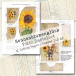 Sonnenblumenglück, Folio Bastelset, 12 Seiten [Digital] – Bild 6