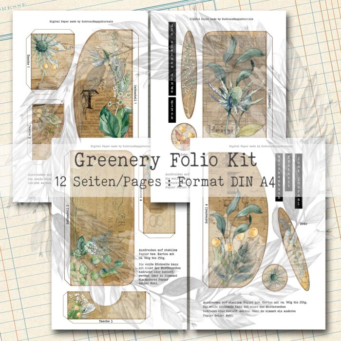 Greenery Folio, Bastelset, 12 Seiten [Digital] – Bild 2