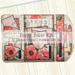 Mohnblumen Folio, Bastelset, 12 Seiten [Digital] – Bild 3