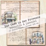 Das Café in der Provence, Sütterlin + Lavendel, 20 Seiten [Digital] – Bild 11