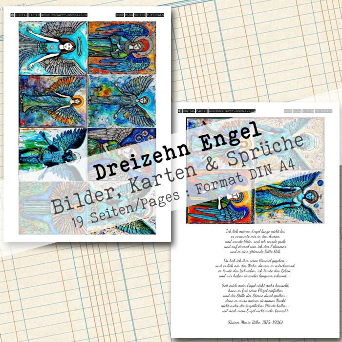 13 Engel, Motivseiten & Karten, 19 Seiten [Digital] – Bild 11
