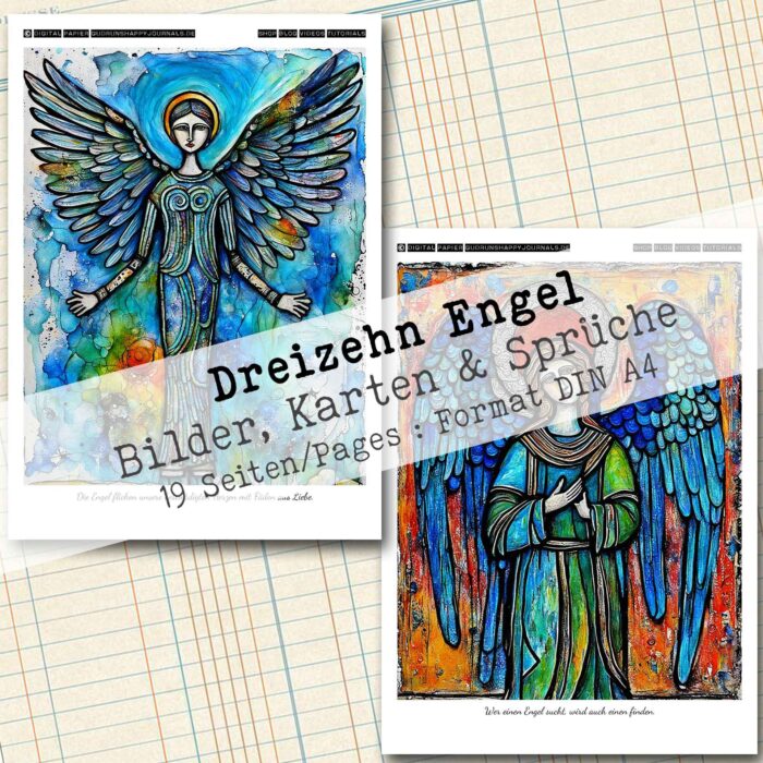 13 Engel, Motivseiten & Karten, 19 Seiten [Digital] – Bild 7