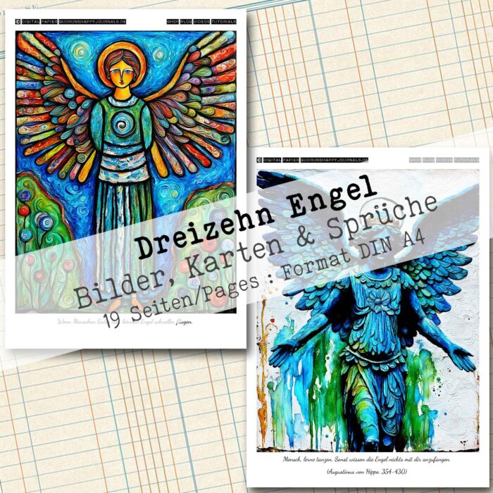 13 Engel, Motivseiten & Karten, 19 Seiten [Digital] – Bild 6