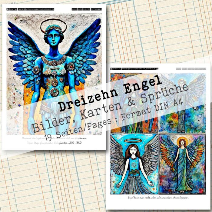 13 Engel, Motivseiten & Karten, 19 Seiten [Digital] – Bild 9