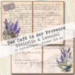 Das Café in der Provence, Sütterlin + Lavendel, 20 Seiten [Digital] – Bild 10