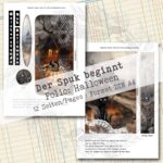 Der Spuk beginnt, Halloween Folio Bastelset, 12 Seiten [Digital] – Bild 6