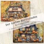 Der kleine Horrorladen, Motivpapier, 6 Seiten [Digital] – Bild 3