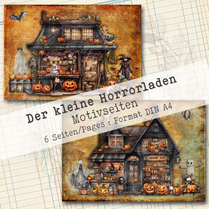 Der kleine Horrorladen, Motivpapier, 6 Seiten [Digital] – Bild 5
