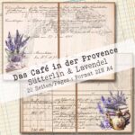 Das Café in der Provence, Sütterlin + Lavendel, 20 Seiten [Digital] – Bild 8