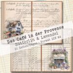 Das Café in der Provence, Sütterlin + Lavendel, 20 Seiten [Digital] – Bild 7
