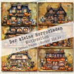 Der kleine Horrorladen, Motivpapier, 6 Seiten [Digital]