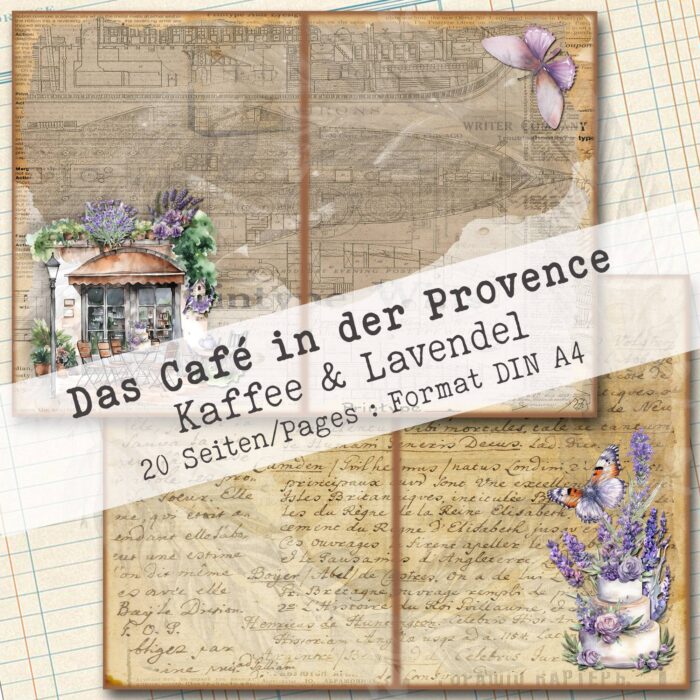 Das Café in der Provence, Kaffee + Lavendel, 20 Seiten [Digital] – Bild 5